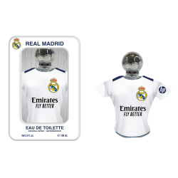 Real Madrid Lata Metálica Eau de Toilette con Camiseta