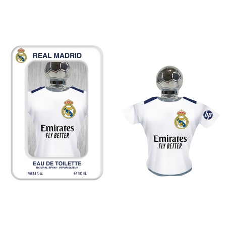 Real Madrid Lata Metálica Eau de Toilette con Camiseta