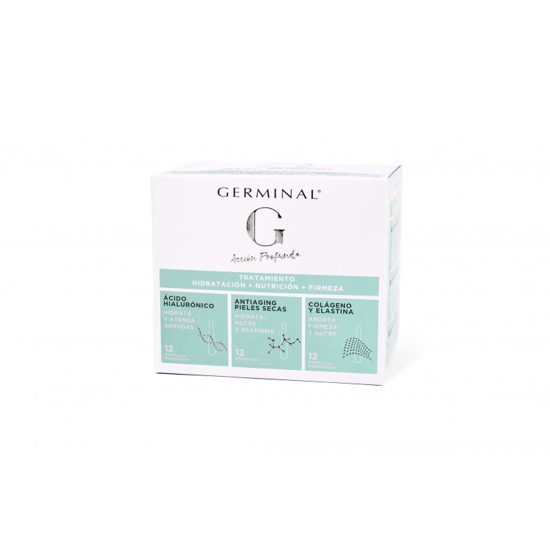 Germinal pack hidratación nutrición y firmeza 36 ampollas