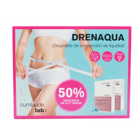 CUMLAUDE DUPLO DRENAQUA 30 + 30 CÁPSULAS  -50%