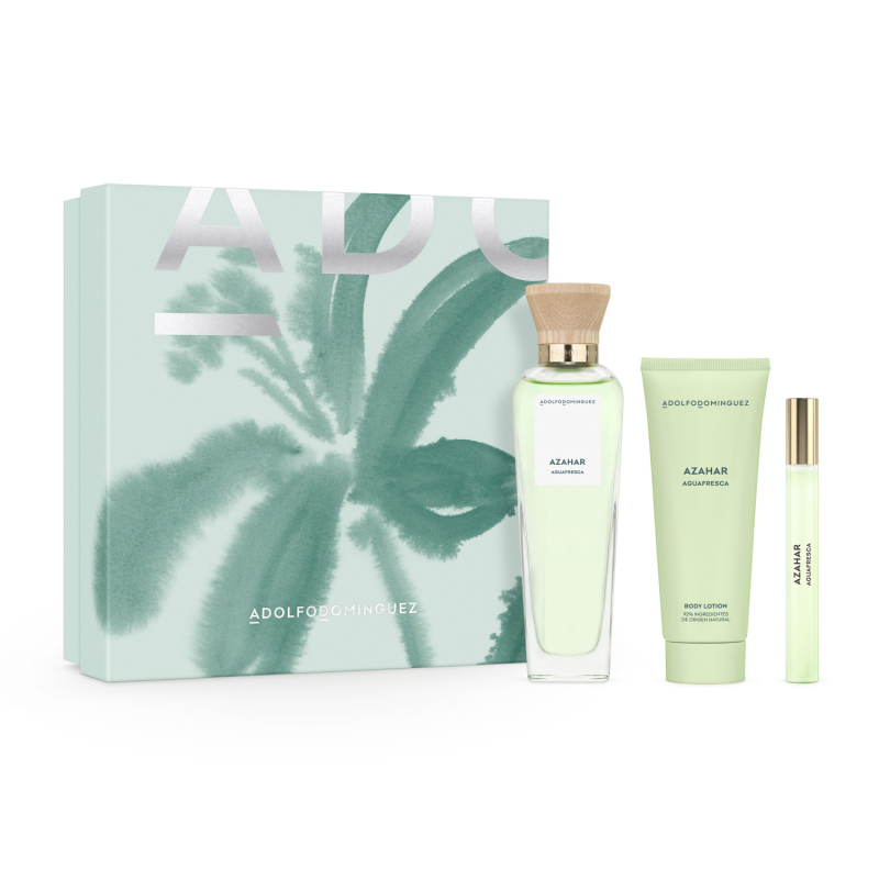 Estuche Agua Fresca Azahar Loción Corporal 75 Ml + Eau De Toilette 10 Ml + 120 Ml