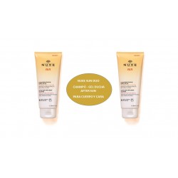 DUPLO CHAMPÚ DE DUCHA AFTER SUN PARA CUERPO Y CABELLO NUXE SUN