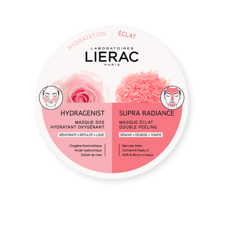 Duo mascarilla hydragenist & supra radiance 2x6ml