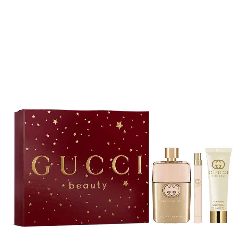 Set Gucci Guilty Pour Femme Eau De Parfum 90 Ml 3 Piezas