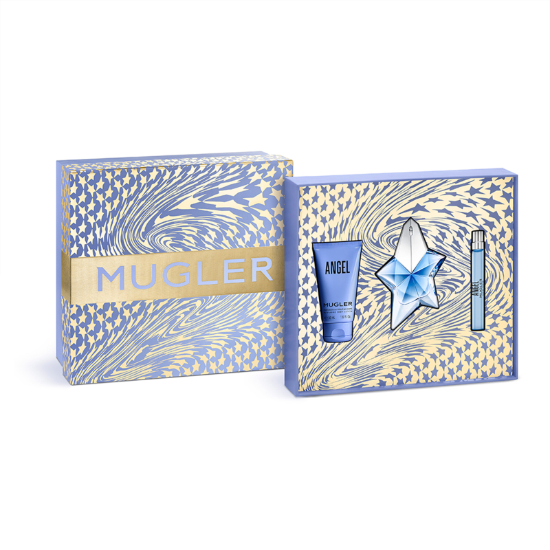 Set Angel Eau De Parfum 50 Ml + 10 Ml + Crema Corporal 50 Ml
