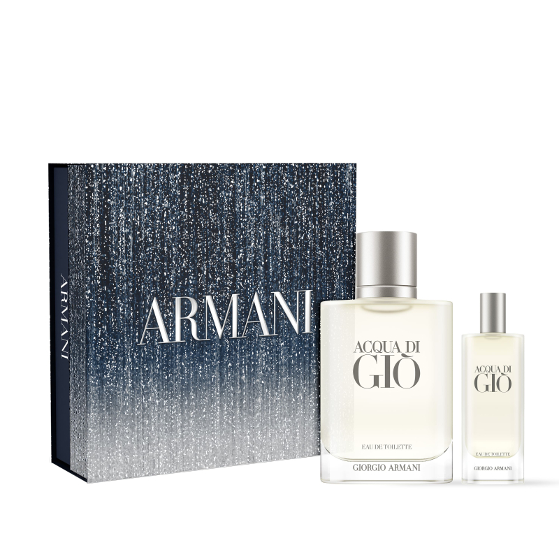 Set Acqua Di Giò Eau De Toilette 100 Ml + Mini Talla 15 Ml