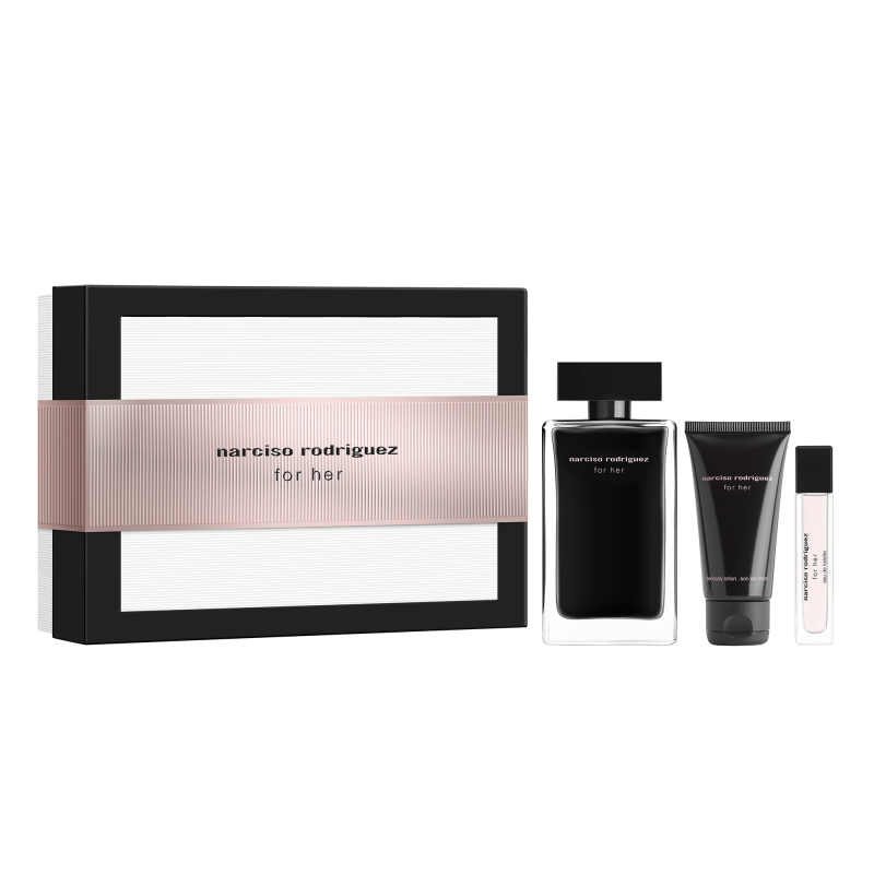 Set For Her Eau De Toilette 100 Ml + Body Lotion 50 Ml + Mini 10 Ml