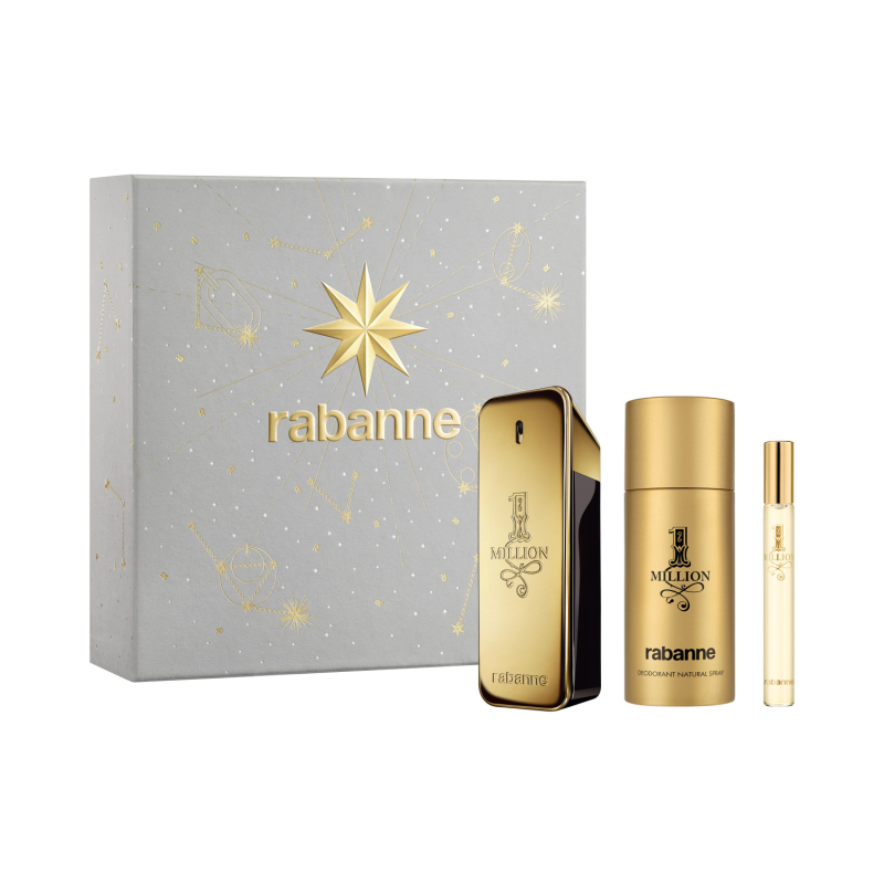 Set 1 Million Eau De Toilette 100 Ml + Mini 10 Ml + Desodorante 150 Ml