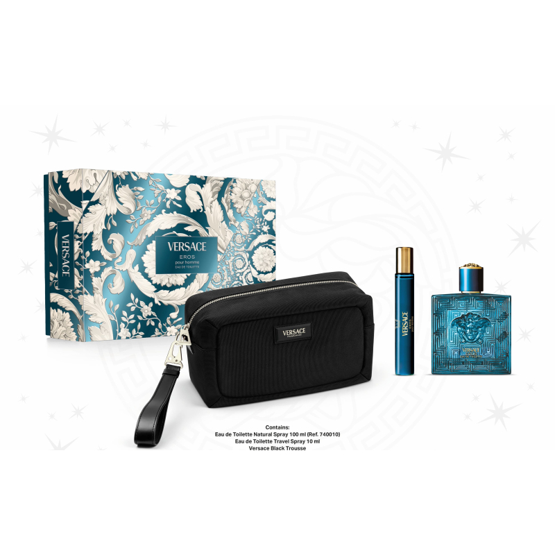 Set Eros Eau De Toilette 100 Ml + Travel Size