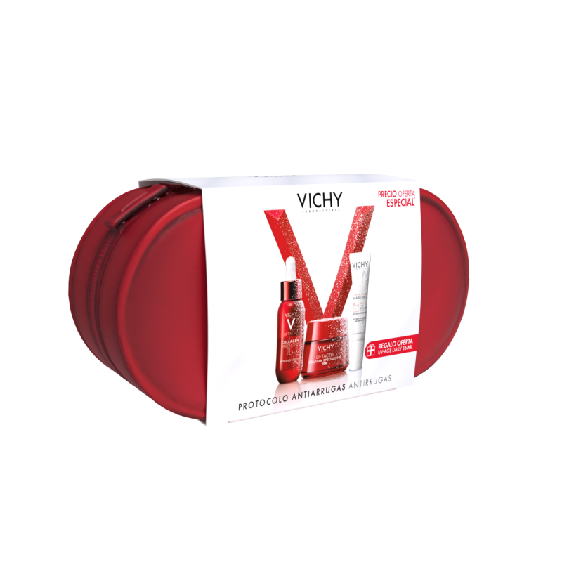 Set Neceser Liftactiv Collagen Serum 30ml + Crema Día 50ml + Uv-age Daily Spf50+ 15ml
