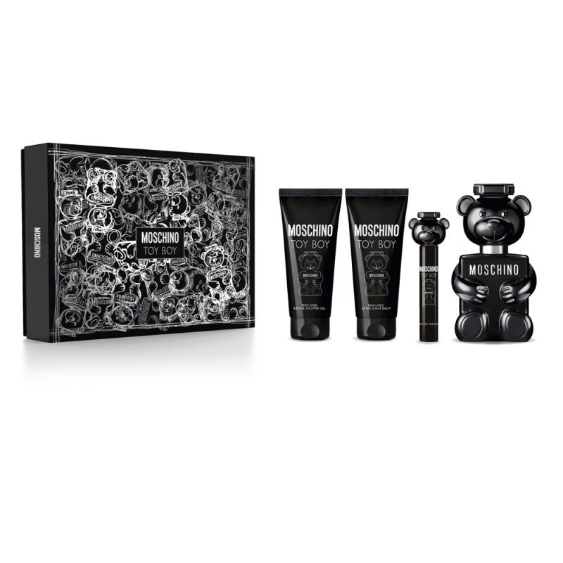 Estuche Toy Boy Eau De Parfum 100 Ml + 10 Ml + Gel 100 Ml + After Shave 100 Ml
