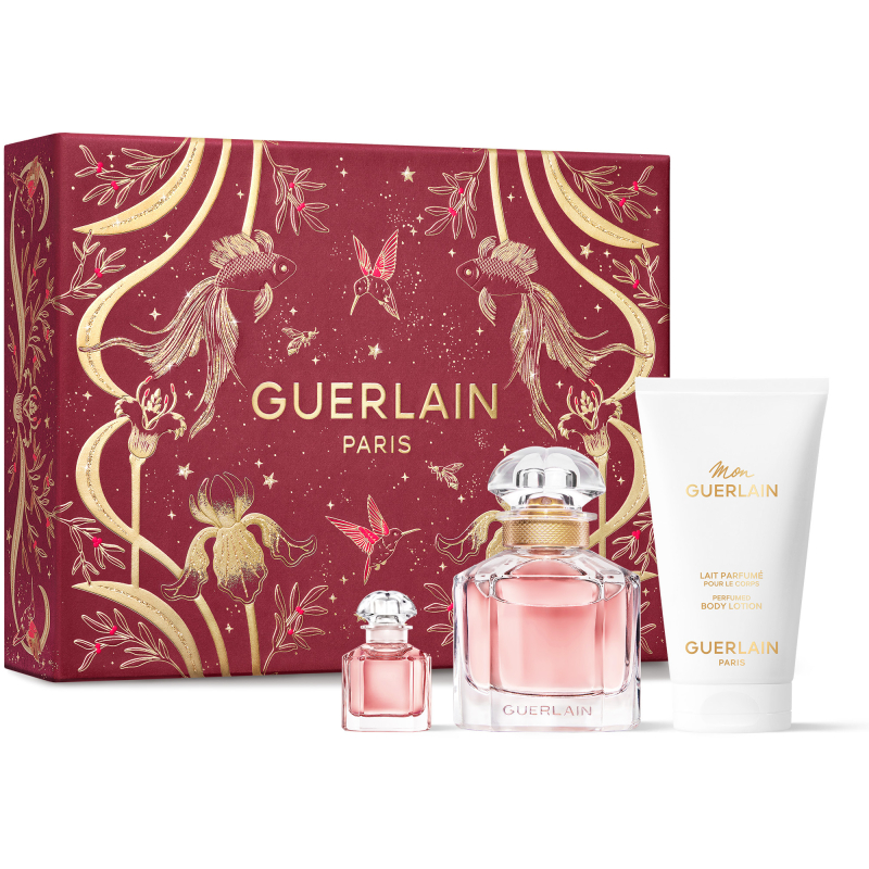 Set Mon Guerlain Eau De Parfum 50 Ml + Mini + Body Lotion