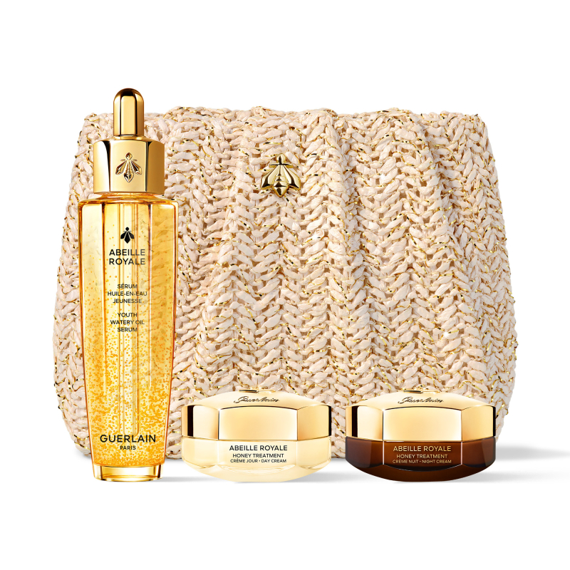 Set Ritual Antiedad Sérum Aceite Acuoso De Juventud Abeille Royale 50 Ml