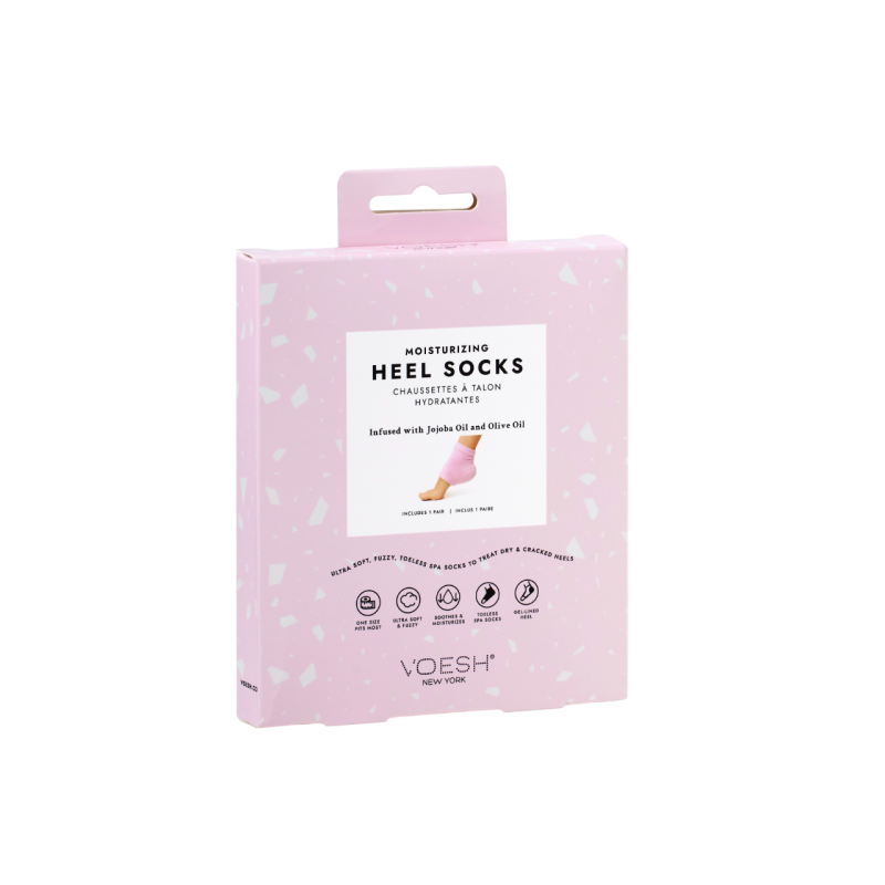 Moisturizing Heel Socks Pink