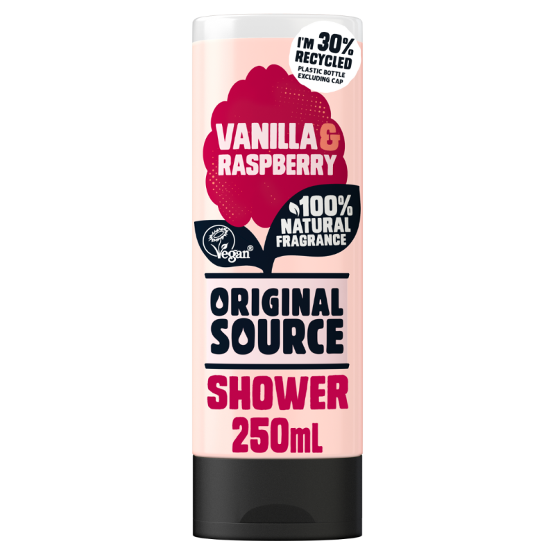Vanilla & Raspberry Body Wash 250 Ml