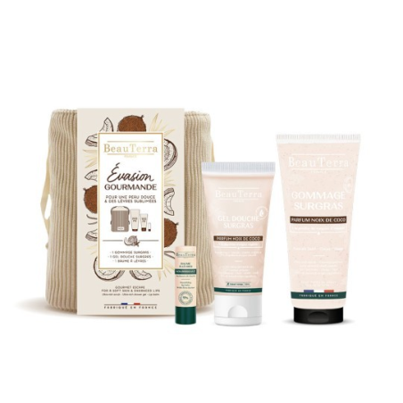 Set de Coco Gel + Exfoliante  + Bálsamo labial  + Neceser