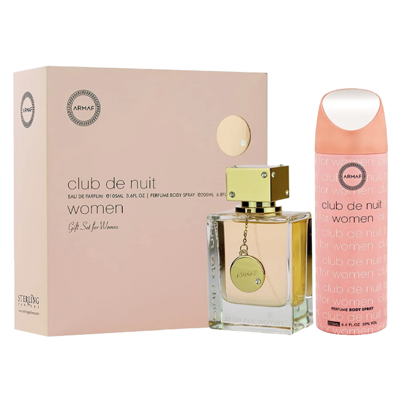 Set Club De Nuit Woman Eau De Parfum 105 Ml + Perfume Body Spray 200 Ml