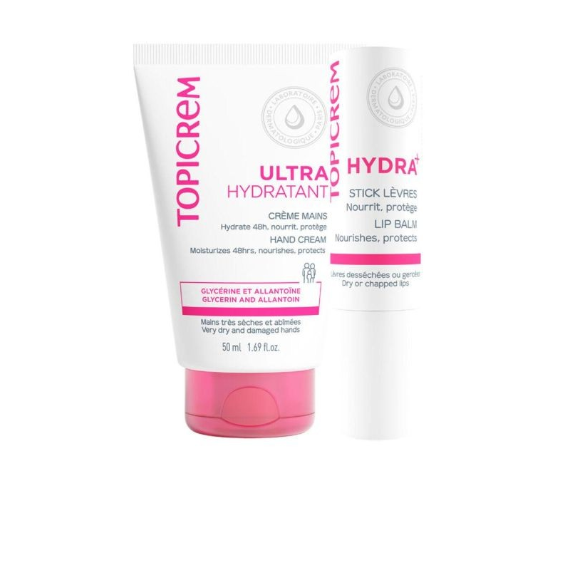 Set Crema De Manos Ultra Hidratante Uh 50ml + Bálsamo Labial 4g