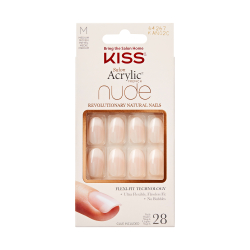 Salon Acrylic Nude Nails Graceful