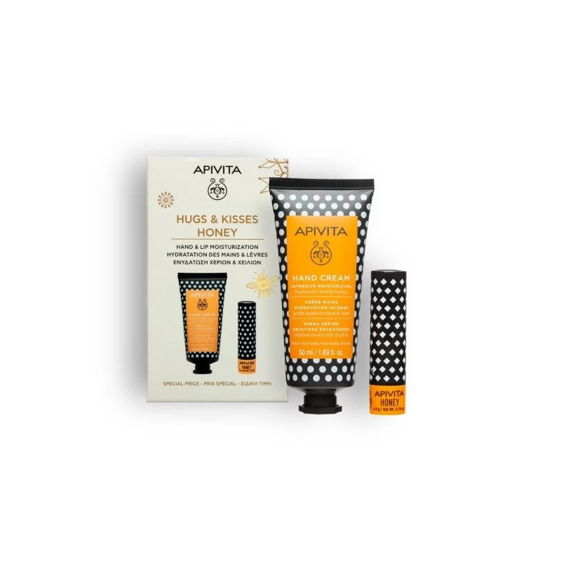 Set Crema De Manos + Bálsamo Labial Con Miel
