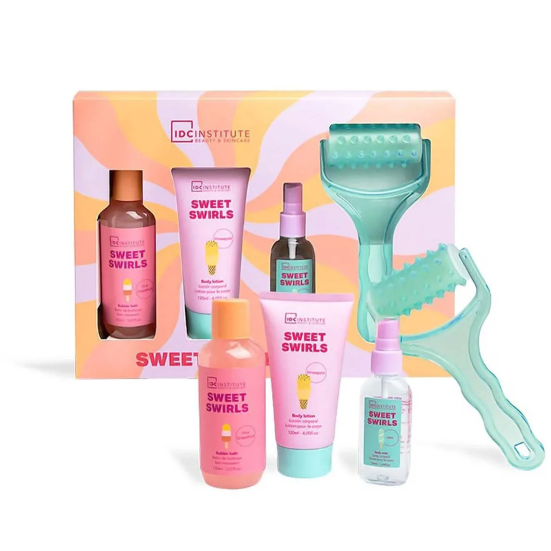 Sweet Swirls Kit Medium Gel 150 Ml+ Agua Perfumada 120 Ml + Loción 50 Ml