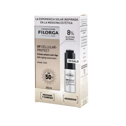 Set Crema Solar Antiedad Uv Cell Face  + Ncef Serum