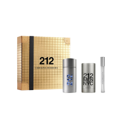 carolina herrera 212 men woda toaletowa 100 ml   zestaw  