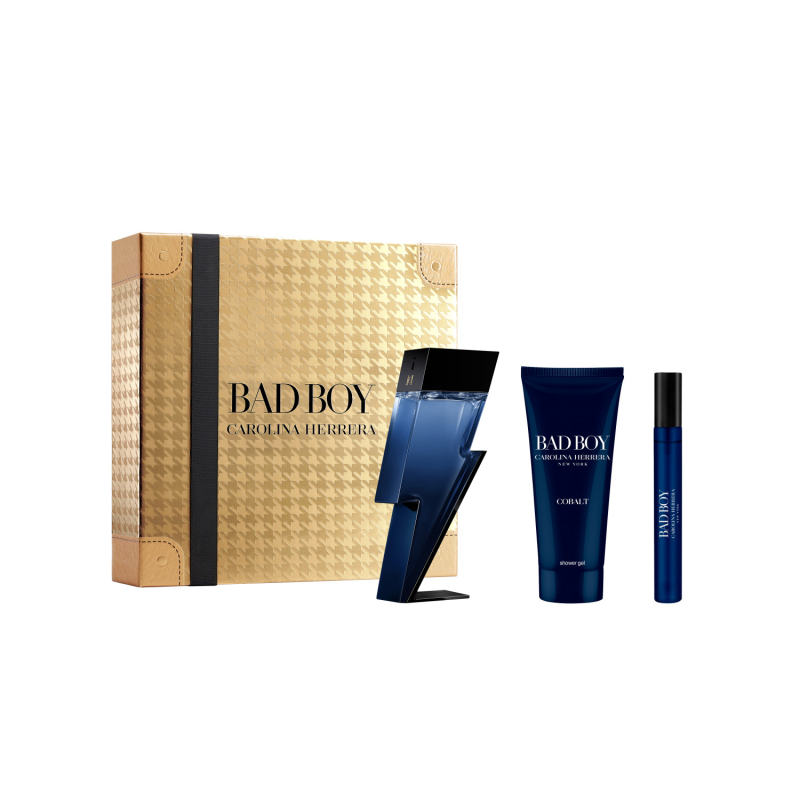 Set Bad Boy Cobalt Eau De Parfum Électrique 100 Ml + 10 Ml + Gel De Baño 100 Ml