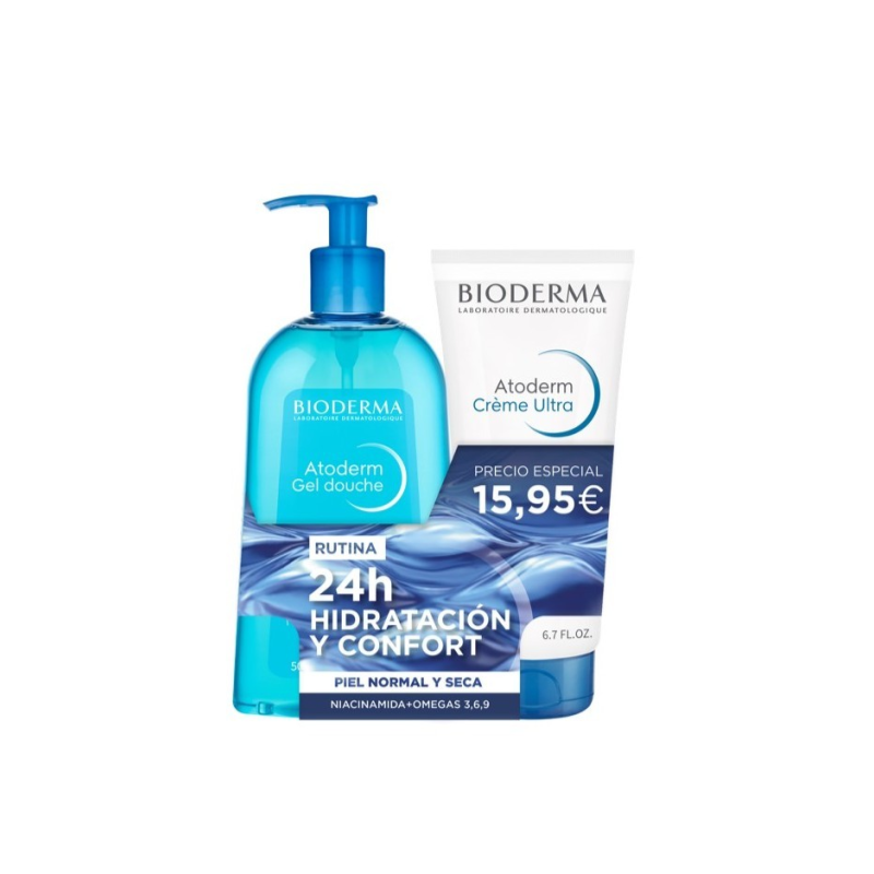 Set Atoderm Gel Ducha 500ml+ Atoderm Crema Ultra 200ml
