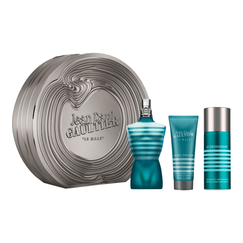 Set Le Male Eau De Toilette 125 Ml + All-over Gel De Baño 75 Ml + Desodorante Spray 150 Ml