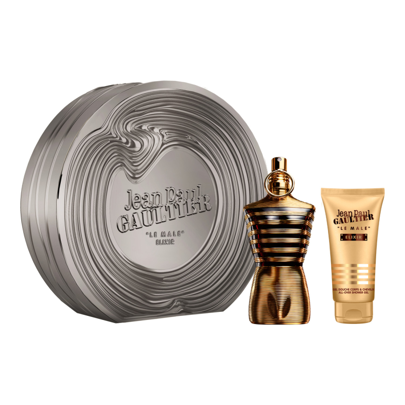 Set Le Male Elixir Parfum 125 Ml + All-over Gel De Baño 75 Ml