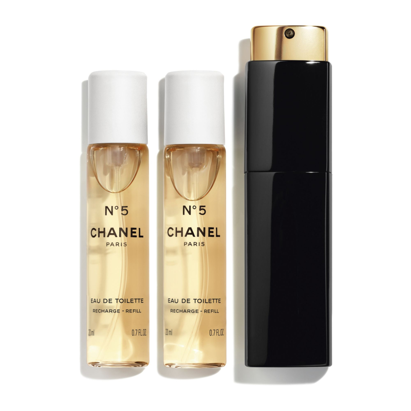 N°5 EAU DE TOILETTE VAPORIZADOR PARA EL BOLSO 3X20ML de CHANEL