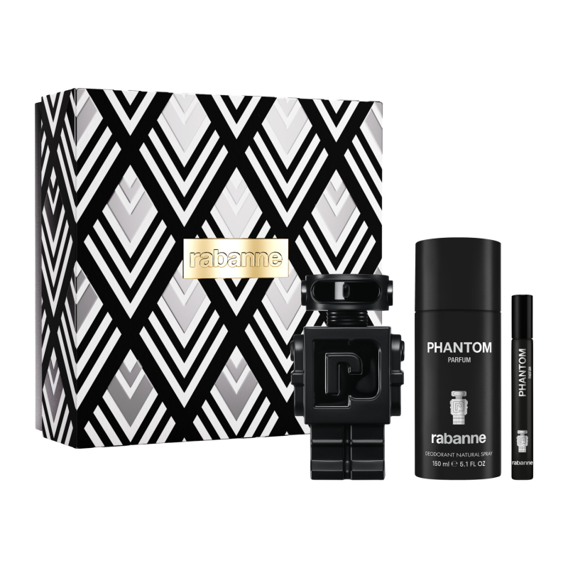 Set Phantom Parfum 100 Ml + Desodorante 150 Ml + 10 Ml
