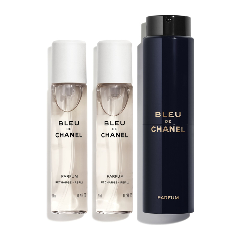 BLEU DE CHANEL PARFUM TWIST AND SPRAY 3X20ML de CHANEL