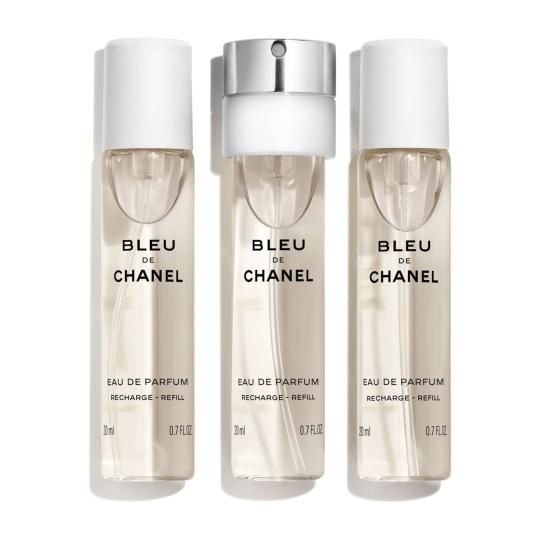 BLEU DE CHANEL EAU DE PARFUM TWIST AND SPRAY 3X20ML de CHANEL