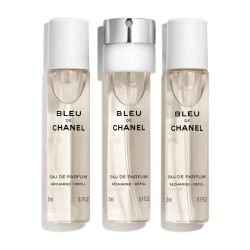 BLEU DE CHANEL EAU DE PARFUM TWIST AND SPRAY 3X20ML