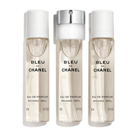 BLEU DE CHANEL EAU DE PARFUM TWIST AND SPRAY 3X20ML