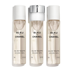 BLEU DE CHANEL EAU DE TOILETTE TWIST AND SPRAY 3X20ML