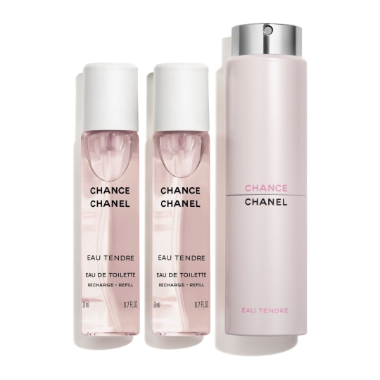 CHANCE EAU TENDRE EAU DE TOILETTE TWIST AND SPRAY 3X20ML de CHANEL