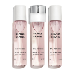 CHANCE EAU TENDRE EAU DE TOILETTE TWIST AND SPRAY 3X20ML