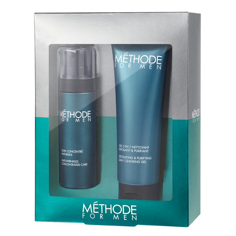 Set Fathers'day Méthode For Men Soin Anti-rides 50ml + Gel