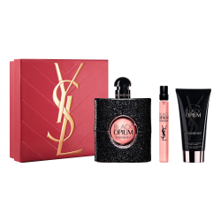 yves saint laurent black opium woda perfumowana 90 ml   zestaw  