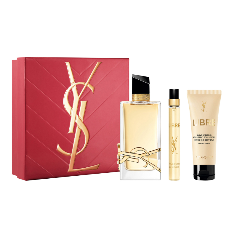 Libre Set Edp 90 Ml + Tamaño De Viaje 10 Ml + Body Lotion 50 Ml