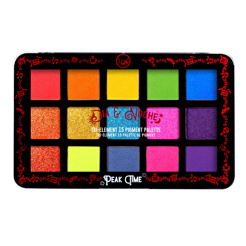 Dia & Noche Tri-element 15 Eyeshadow Palette Peak Time
