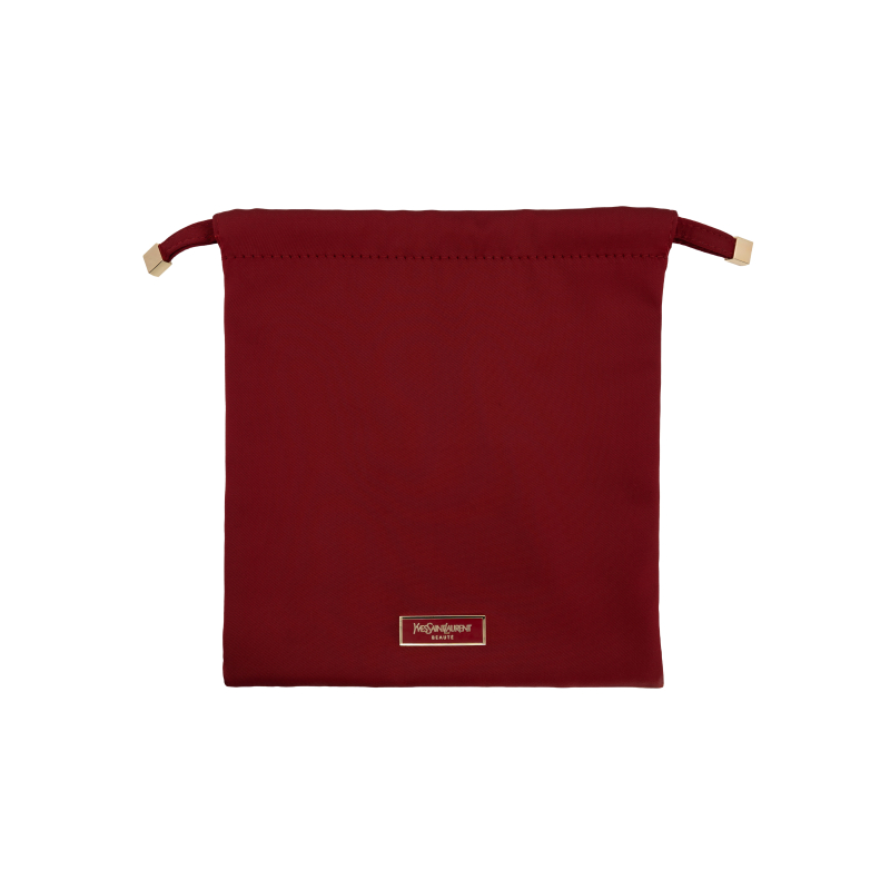Ysl Red Satin Pouch