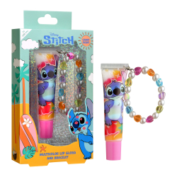 Stitch Brillo Labial Multicolor con Pulsera