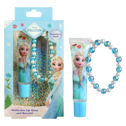 Frozen Brillo Labial Multicolor con Pulsera