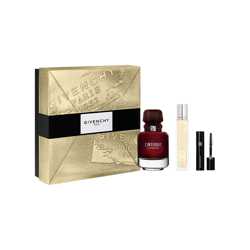 givenchy l'interdit rouge woda perfumowana 50 ml   zestaw  