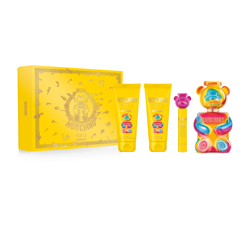 moschino toy 2 gummy woda perfumowana 100 ml   zestaw  