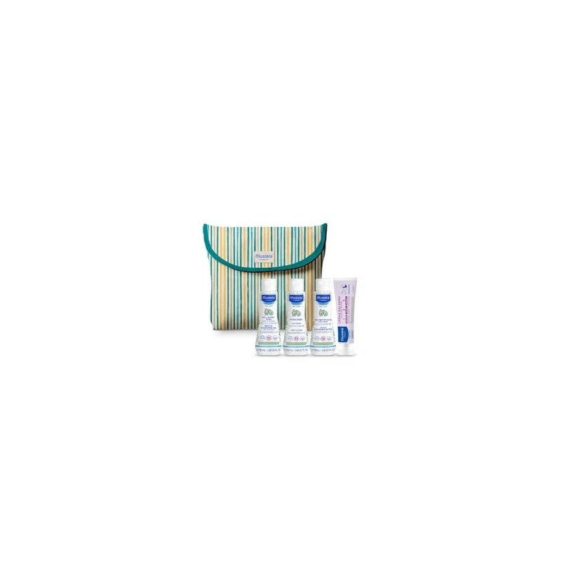 set mustela neceser little moments rayas